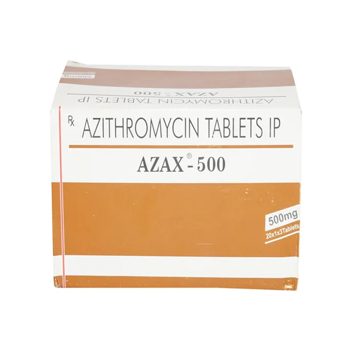Azax 500 Mg with Azithromycin                 