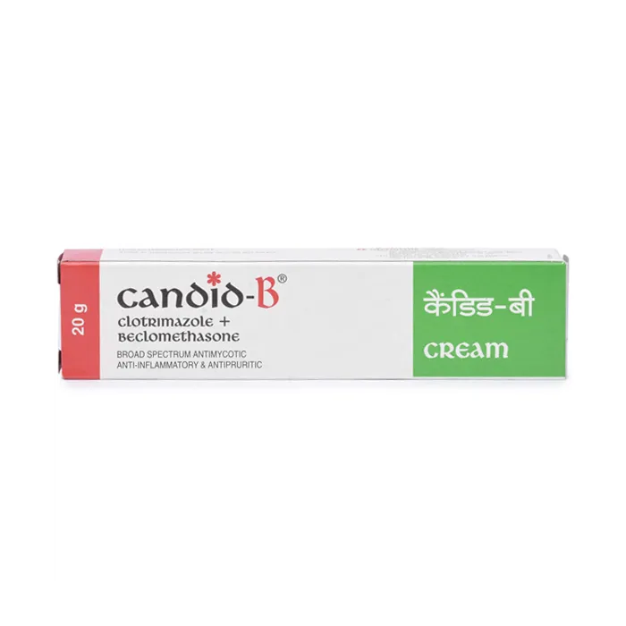 Candid B Cream 20 gm with Beclometasone Topical and Clotrimazole Topical