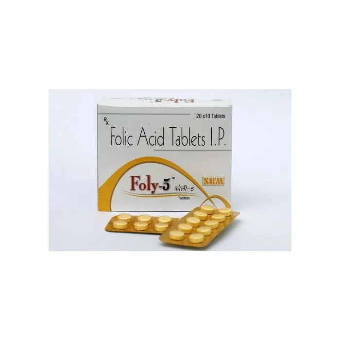 Foly 5 Mg Tablet with Folic Acid