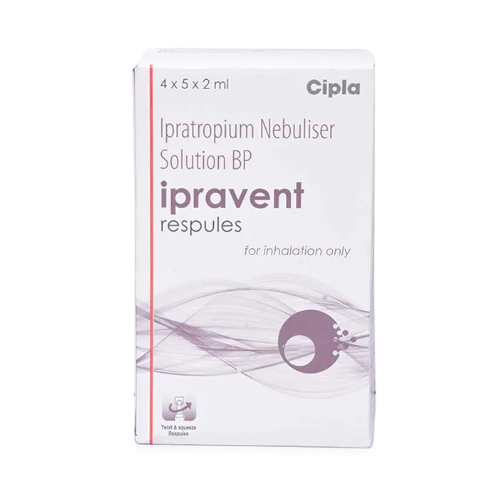 Ipravent Respules 2 ml with Ipratropium Bromide