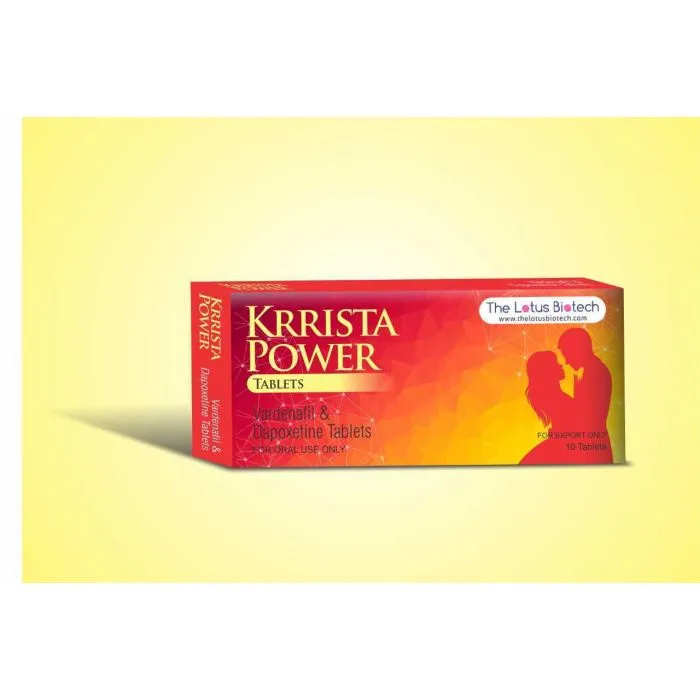 Krrista Power 40+60 Mg with Vardenafil + Dapoxetine
                            