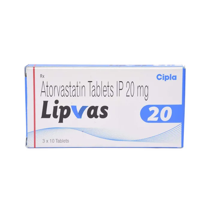 Lipvas 20 Mg with Atorvastatin 