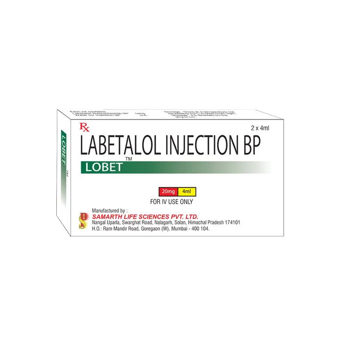 Lobet 20 Mg Injection with Labetalol