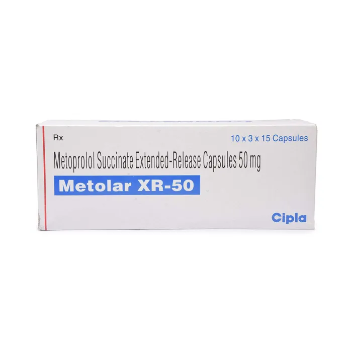 Metolar XR 50 Mg with Metoprolol Succinate                