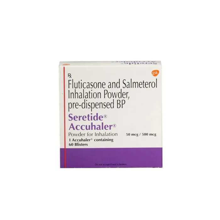 Seretide-Diskus- 50-mcg+500-mcg with Salmeterol + Fluticasone Propionate
