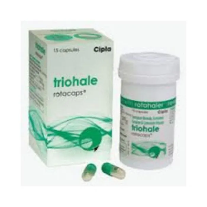Buy Triohale Rotacaps 18 Mcg + 12 Mcg + 400 Mcg