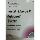 Eglucent Rapid 100 IU Solution for Injection with Insulin Lispro