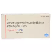 Glycomet GP (500+2) Mg, Glycomet GP, Metformin + Glimepiride



