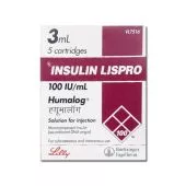 Humalog 100 IU ml Cartridge with Insulin Lispro