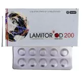 Lamitor 200 Mg with Lamotrigine                          