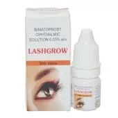 Lashgrow 3 ml with Bimatoprost Ophthalmic Solution