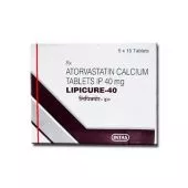 Lipicure 40 Tablet with Atorvastatin