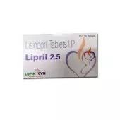 Buy Lipril 2.5 Mg Tablet (Prinivil)