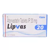 Lipvas 20 Mg with Atorvastatin 