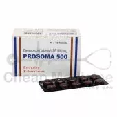 Prosoma 500Mg with Carisoprodol Front View