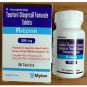 Ricovir 300 Mg Tablet with Tenofovir disoproxil fumarate                      