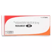 Rosubest 20 Mg with Rosuvastatin                            