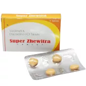 Super Zhewitra 20Mg, Vardenafil & Dapoxetine HCL Front View