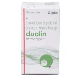 Duolin Rotacaps 100 Mg + 40 Mg with Levosalbutamol + Ipratropium Bromide     