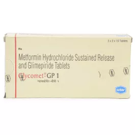 Glycomet GP (500+1) Mg with Metformin and Glimepiride              