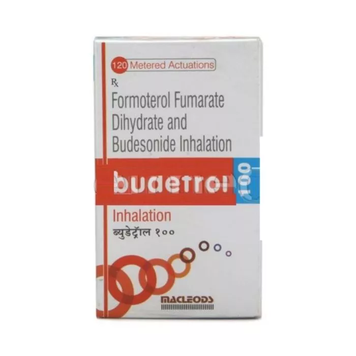 Budetrol 100 Inhaler with Formoterol + Budesonide                