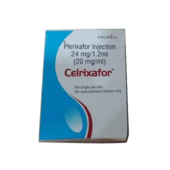 Celrixafor 24 ml/1.2 ml Injection with Plerixafor
