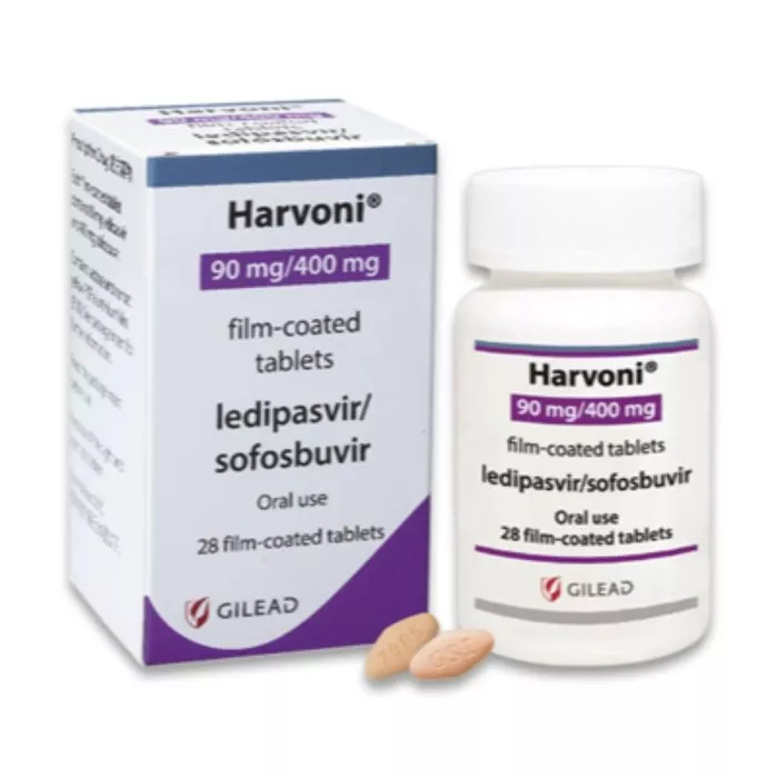 Harvoni Tablet 90 Mg+400 Mg with Ledipasvir                           