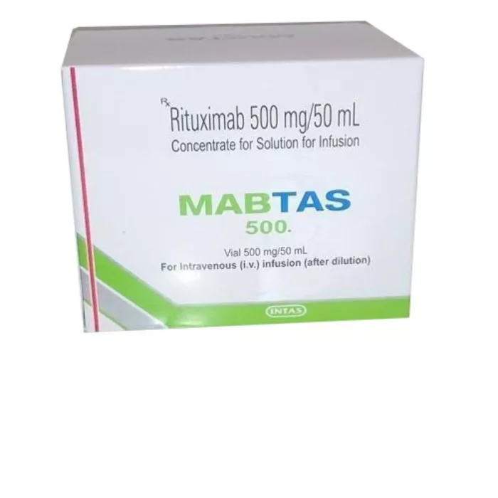 Mabtas 500 Mg/50 ml Injection with Rituximab                 