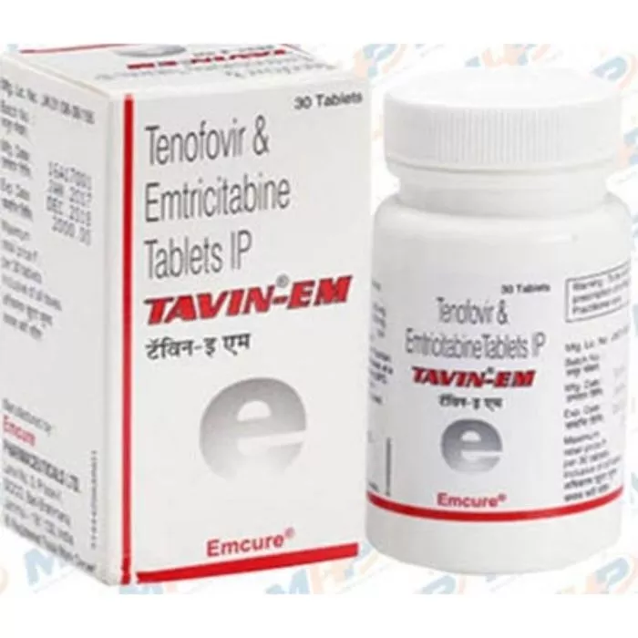 Tavin EM 300 Mg + 200 Mg Tablet with Tenofovir+Emtricitabine
