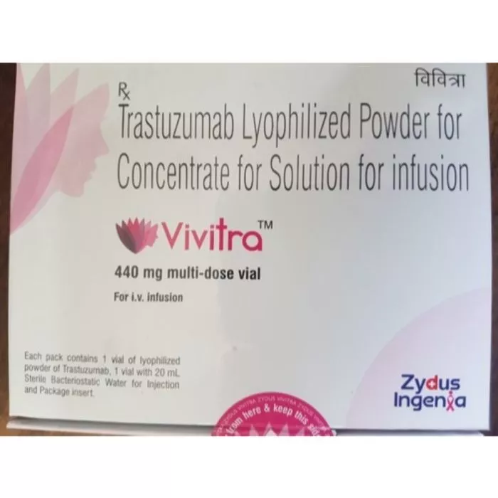 Vivitra 440 Mg Injection with Trastuzumab
