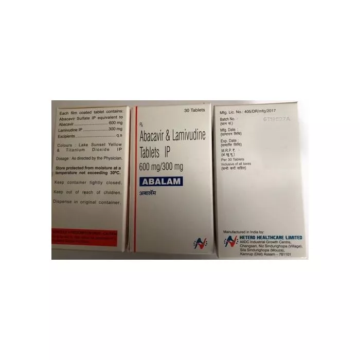 Abalam Tablet with Abacavir + Lamivudine