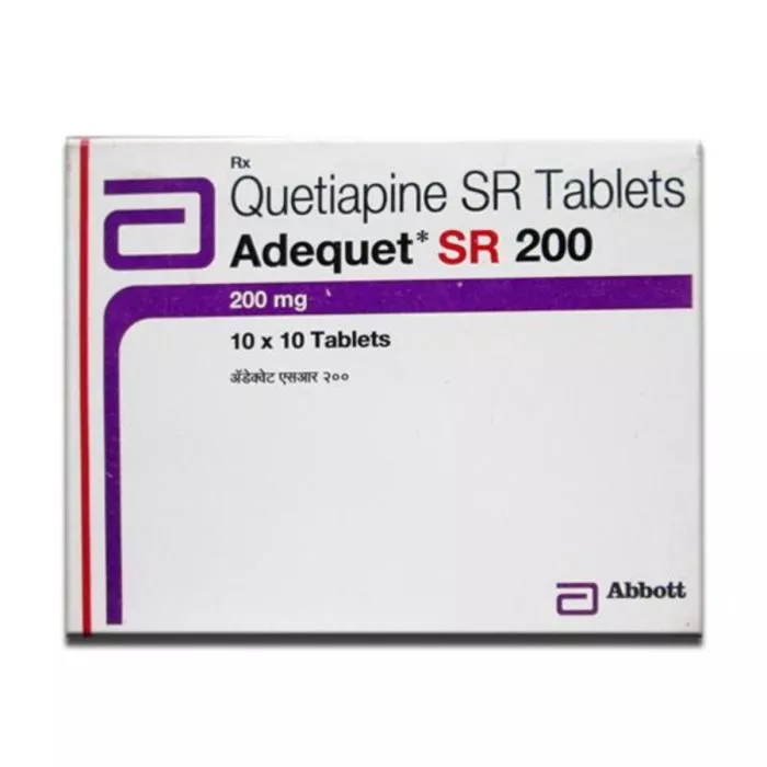 Adequet SR 200 Tablet with Quetiapine