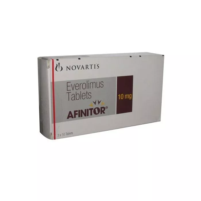 Afinitor 10 Mg Tablet with Everolimus
