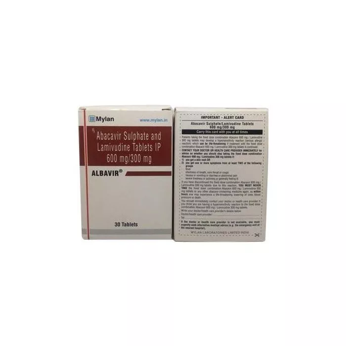 Albavir Tablet with Abacavir + Lamivudine          