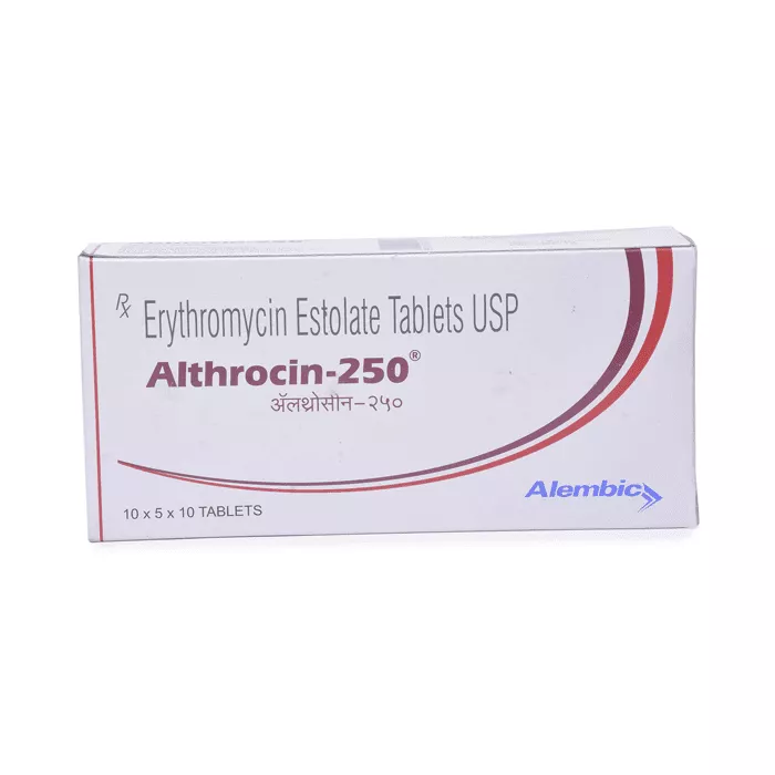 Althrocin 250 Mg with Erythromycin                      
