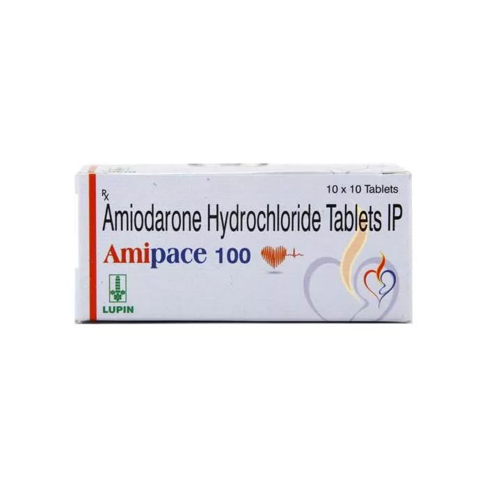 Amipace 100 Tablet with Amiodarone