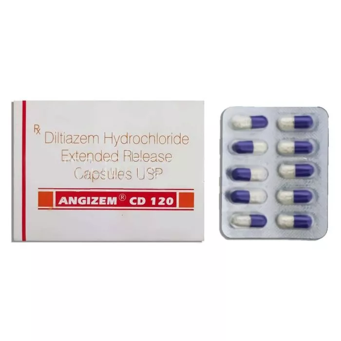 Angizem CD 120 Mg Capsule with Diltiazem   