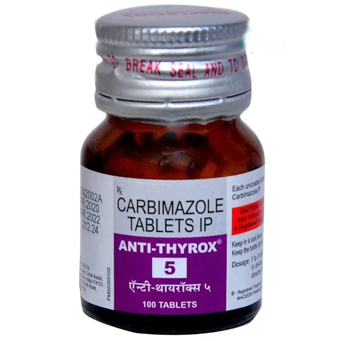 Anti-Thyrox 5 Tablet with Carbimazole
