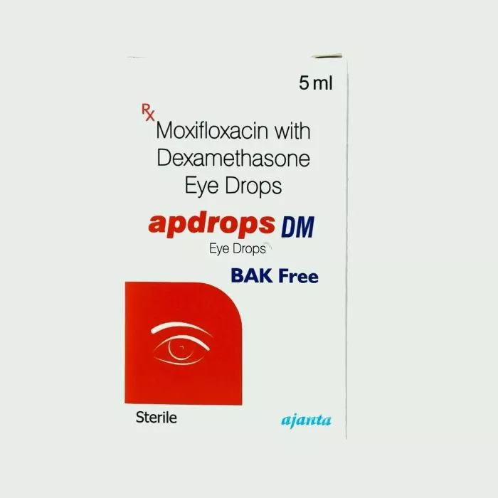 Apdrops DM 5 ml with Moxifloxacin + Dexamethasone