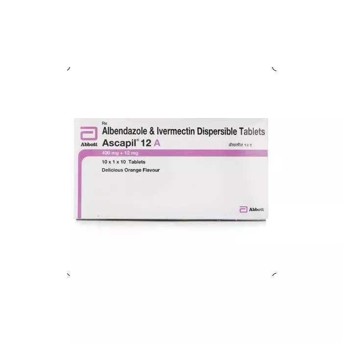 Ascapil 12A Tablet DT with Ivermectin + Albendazole  