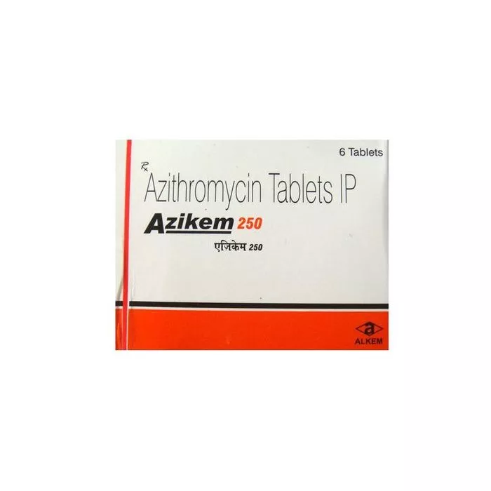 Azikem 250 Mg Tablet with Azithromycin