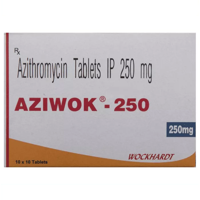 Aziwok 250 Tablet with Azithromycin