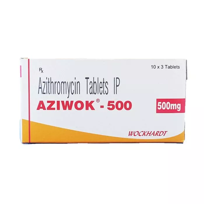 Aziwok 500 Tablet with Azithromycin