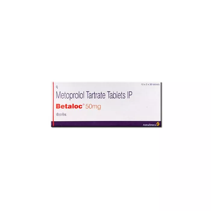 Betaloc 50 Mg Tablet with Metoprolol Tartrate