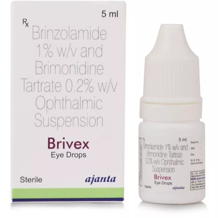 Brivex Eye Drop with Brinzolamide + Brimonidine                