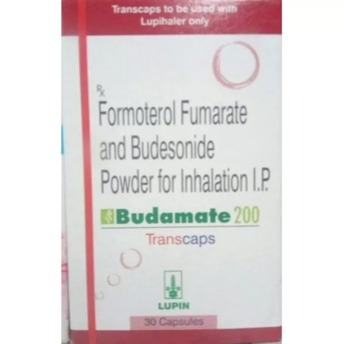 Budamate 200 Transcaps with Formoterol and Budesonide                   
