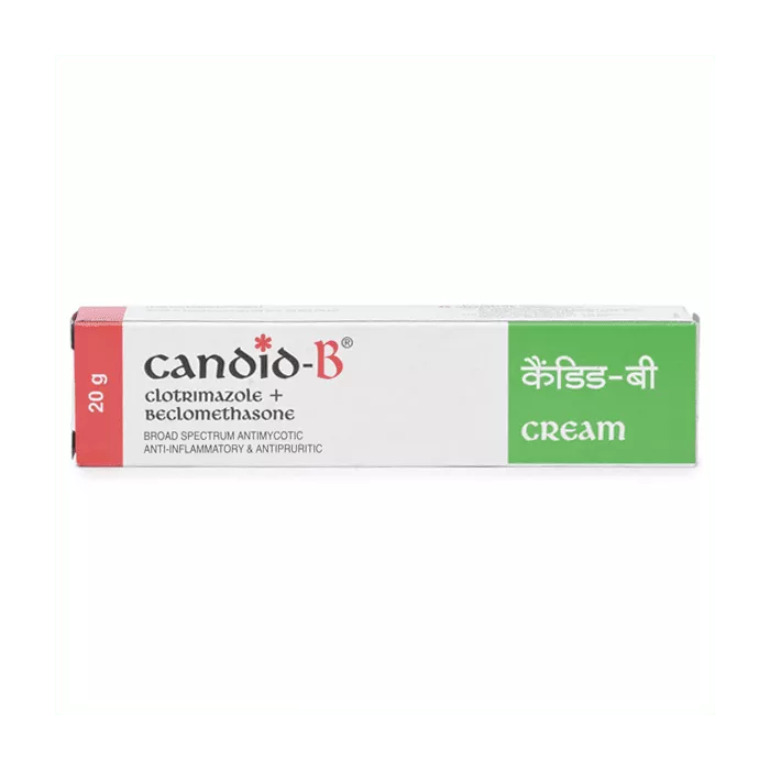 Candid B Cream 20 gm with Beclometasone Topical and Clotrimazole Topical