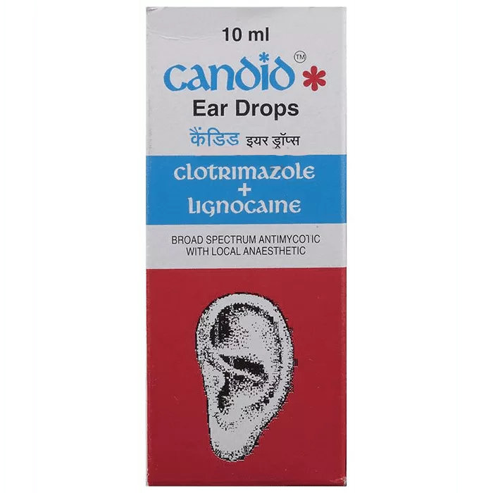 Candid Ear Drop with Lidocaine + Clotrimazole