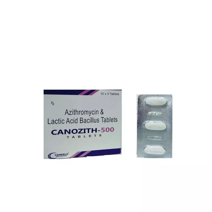 Canozith 500 Tablet with Azithromycin + Lactic acid bacillus