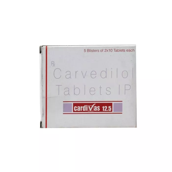 Cardivas 12.5 Mg with Carvedilol  